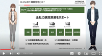 Hi-PerBT 購買管理ご紹介動画画像